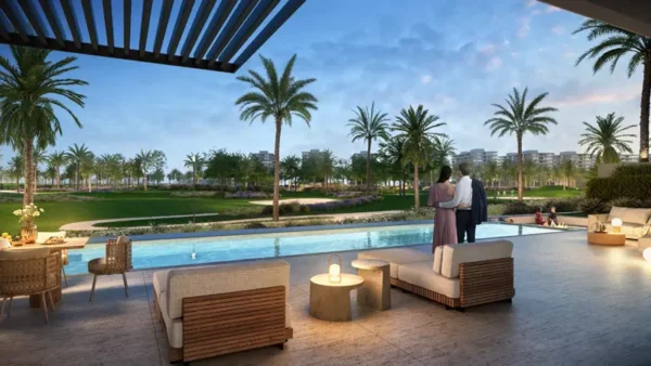 Utopia Damac Hills pool